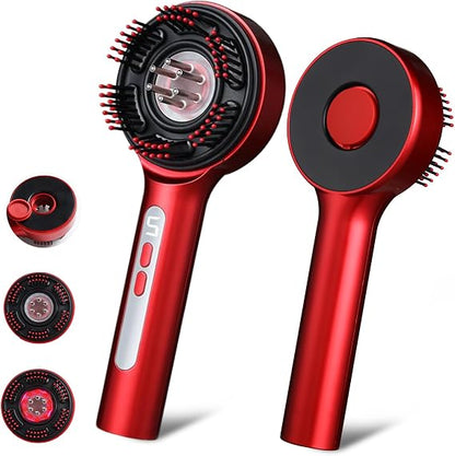 3-in-1 Red Light Scalp Massage Brush