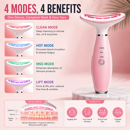 4-in-1 Neck & Face Beauty Massager