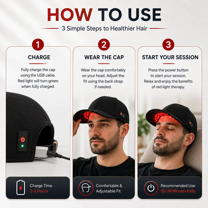Red Light Therapy Hair Growth Cap